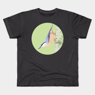 Eurasian Nuthatch Kids T-Shirt